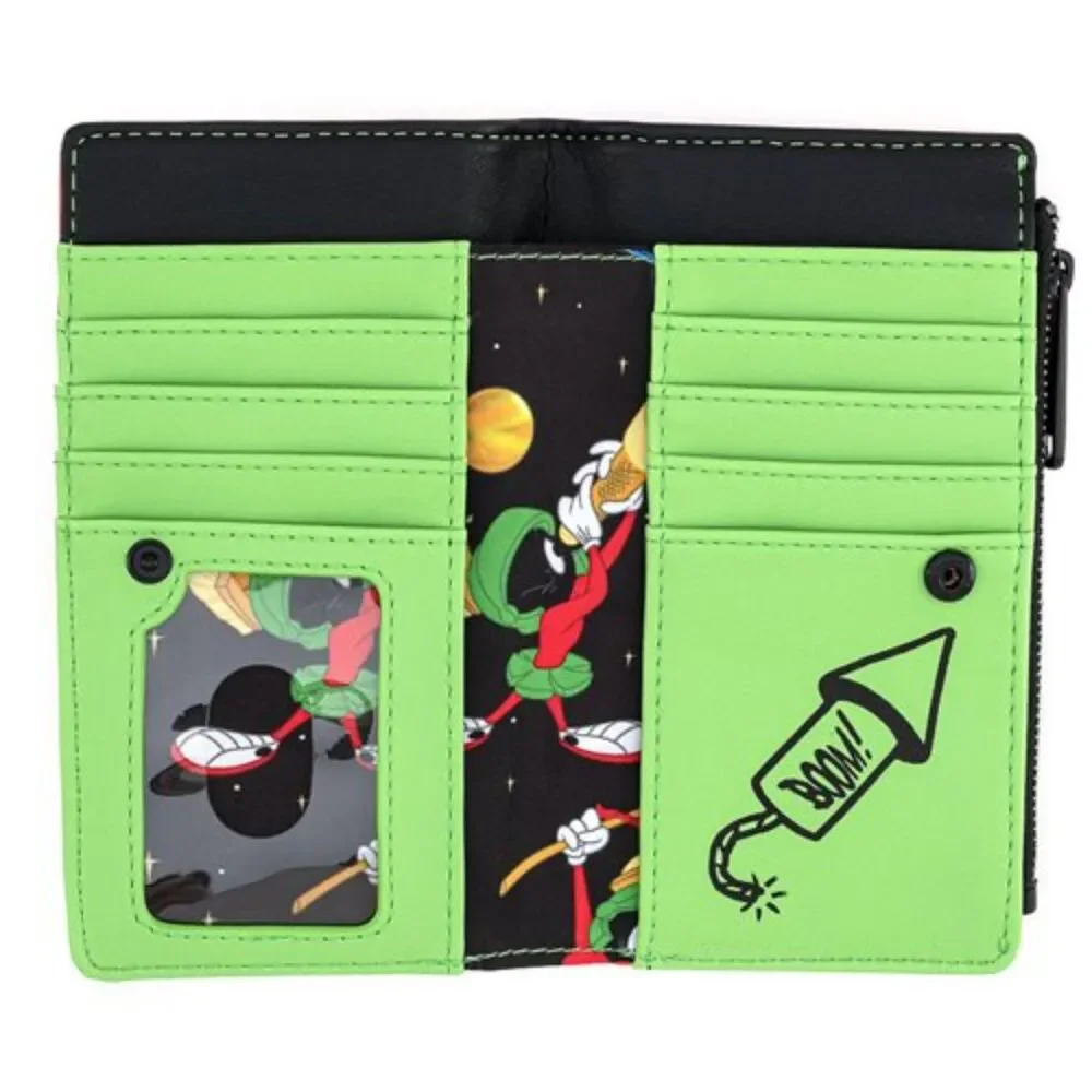 VERY RARE Loungefly Looney Tunes Marvin The Martian K-9 Flap Wallet